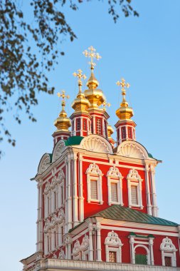 Moskova Rusya 'daki Novodevichiy manastırı