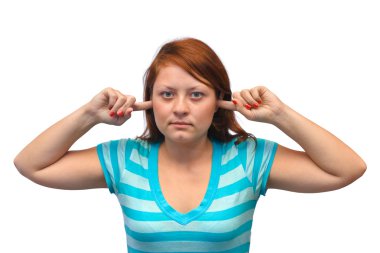 kapalı kadın kulaklar