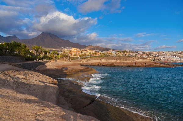 Playa Las Américas en la isla de Tenerife - Canarias — Foto de Stock