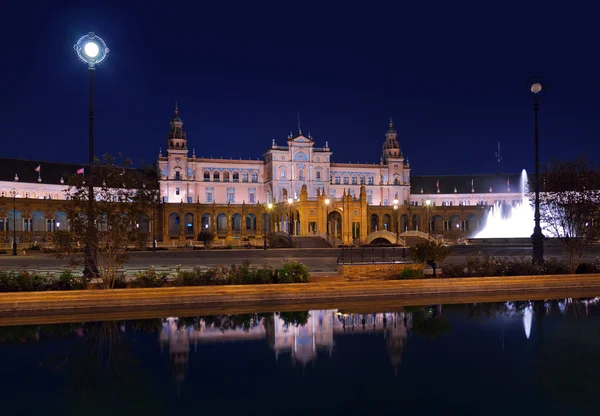 Palace at Spanish Square in Sevilla Spain