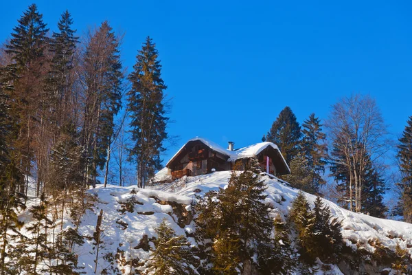 高山滑雪度假村圣最迟到奥地利 — 图库照片