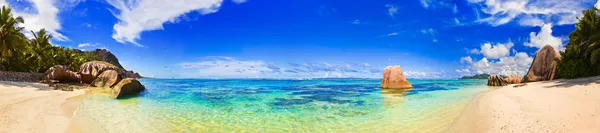 Fonte de praia d 'Argent em Seychelles — Fotografia de Stock