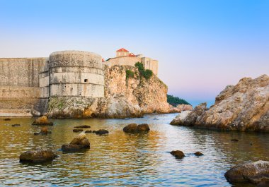gün batımında dubrovnik, Hırvatistan