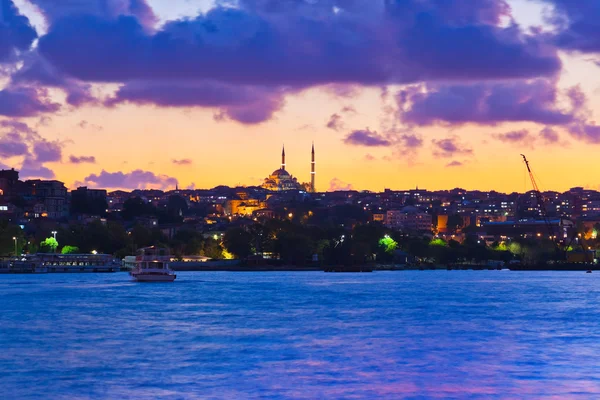 Istanbul Turkiet sunset — Stockfoto