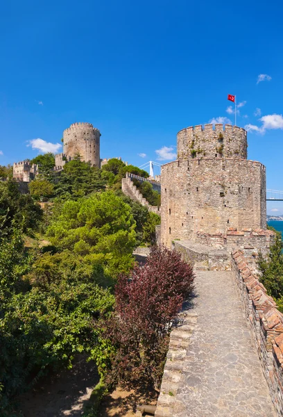 Φρούριο Ρούμελη στην Κωνσταντινούπολη Τουρκία — Φωτογραφία Αρχείου