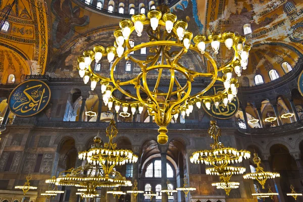 Hagia sophia interieur op istanbul Turkije — Stockfoto