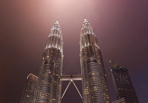 Twin towers at Kuala Lumpur (Malaysia) — Stock Photo, Image