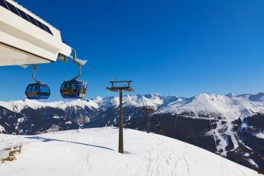 Mountains ski resort Bad Gastein - Austria clipart