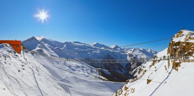 asma köprü, dağlar resort bad gastein - Avusturya Kayak