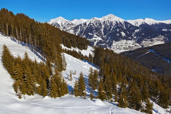 Dağlar kayak merkezi Bad Gastein - Avusturya — Stok fotoğraf