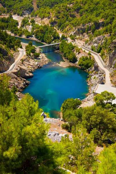 Green canyon at Turkey — Stock Photo, Image