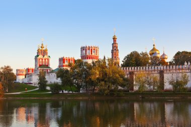 Moskova Rusya 'daki Novodevichiy manastırı