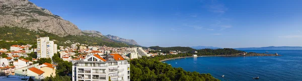 Panorama de Makarska en Croacia — Foto de Stock