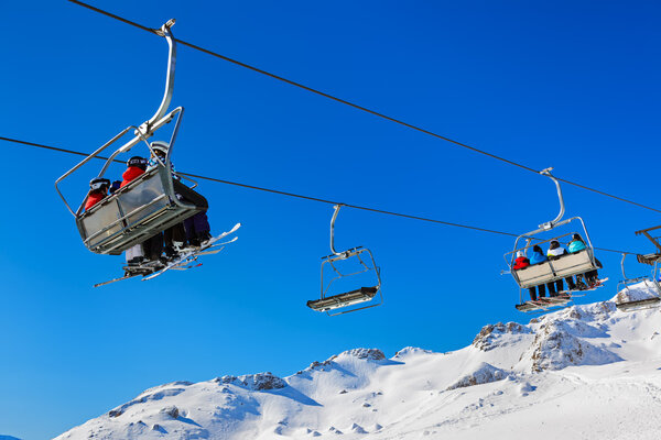 Mountains ski resort Bad Gastein - Austria