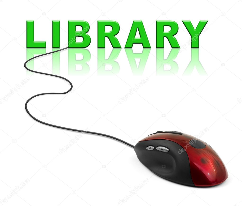 Computer mouse and word Library