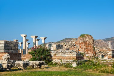 Selçuk Efes Türkiye'de st. johns Bazilikası kalıntıları