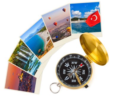Turkey travel photography on clothespins clipart
