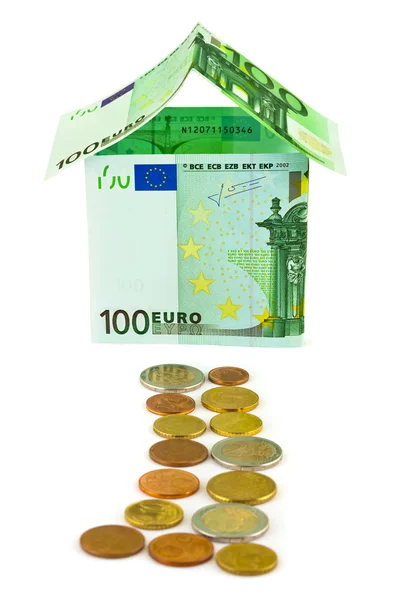 Geld huis — Stockfoto