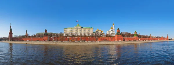 Panorama van het Kremlin in Moskou (Rusland)) — Stockfoto