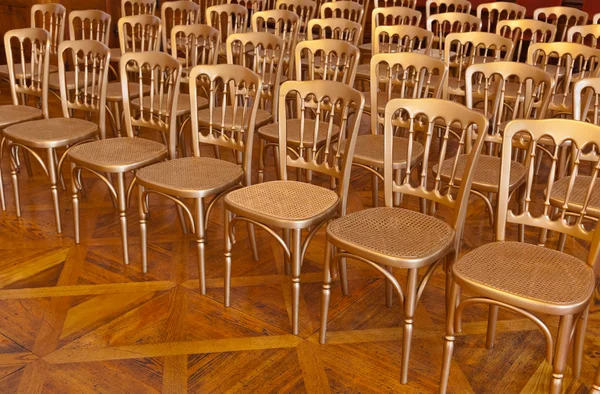 Rows of chairs — Stock Photo, Image