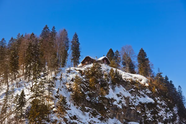 高山滑雪度假村圣最迟到奥地利 — 图库照片