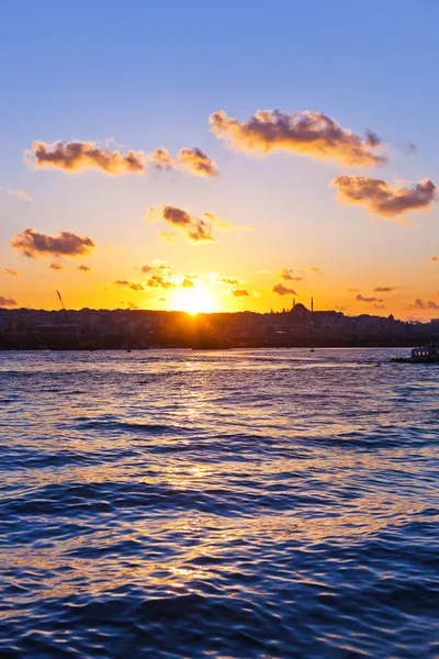 Istambul Pôr do sol Turquia — Fotografia de Stock