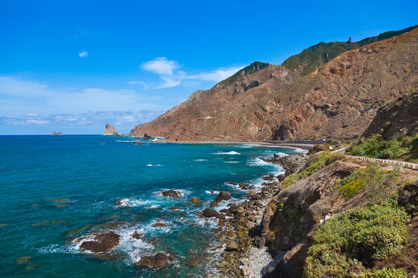 Tenerife adasındaki sahil - Kanarya İspanya — Stok fotoğraf