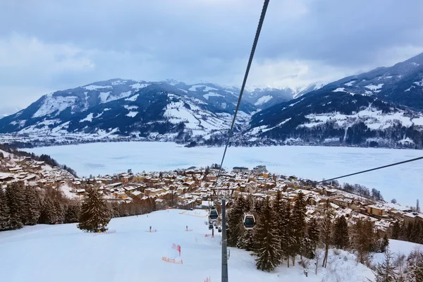 Estación de esquí de montaña Zell-am-See Austria —  Fotos de Stock