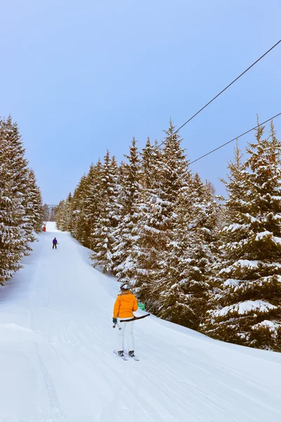 Hory ski resort zell am see Rakousko — Stock fotografie