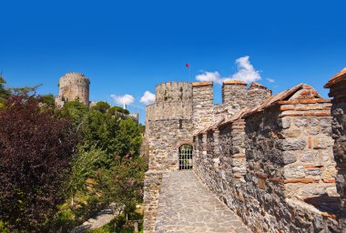 İstanbul Türkiye 'deki Rumeli Kalesi