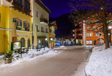 dağlarda Kayak resort bad hofgastein, Avusturya