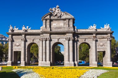 The Puerta de Alcala - Madrid Spain clipart