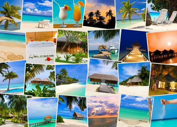 Zomer strand Maldiven beelden — Stockfoto
