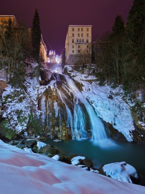 şelale dağlar ski resort bad gastein içinde Avusturya