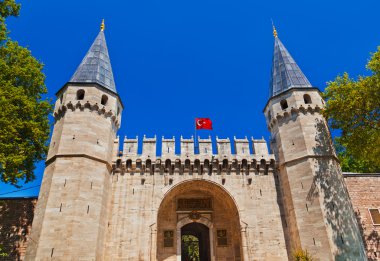 Topkapi Palace at Istanbul Turkey clipart