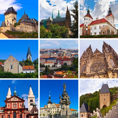 praha çek fotoğraf kolaj