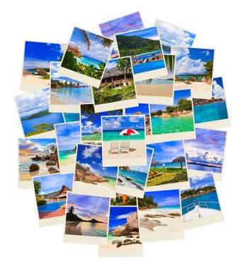 yaz plaj çekim yığını