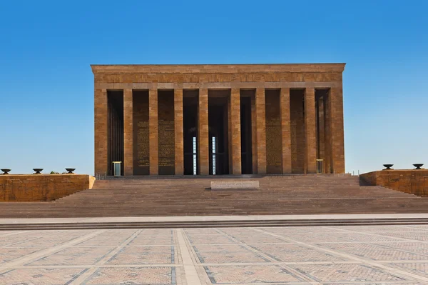 Mustafa Kemal Ataturk mausoleum in Ankara Turkey — Stock Photo, Image