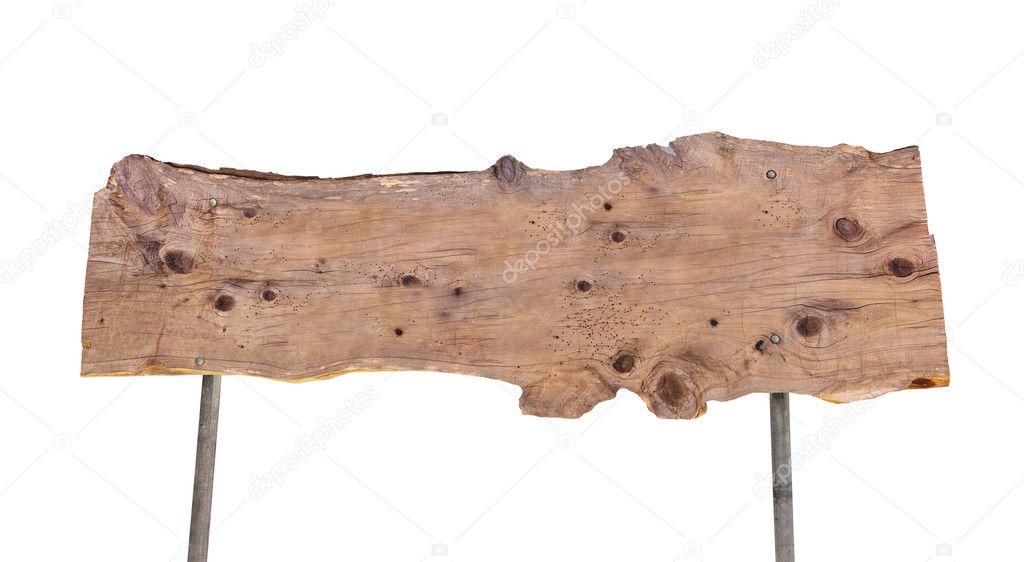 Wood board sign