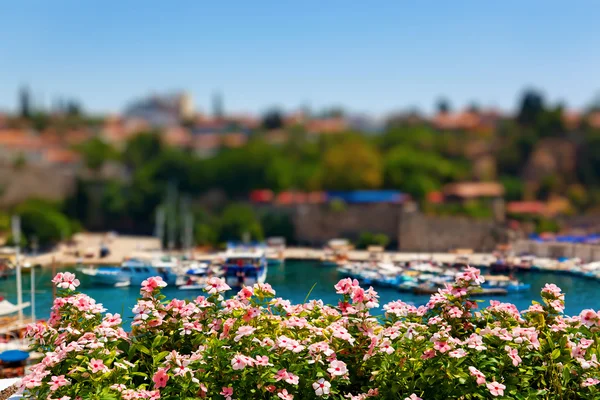 Old harbour in Antalya, Turkey — Stock Photo, Image