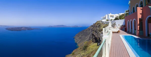 Panorama Santorini - Grécia — Fotografia de Stock