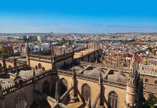 Katedrála la giralda v Seville, Španělsko — Stock fotografie