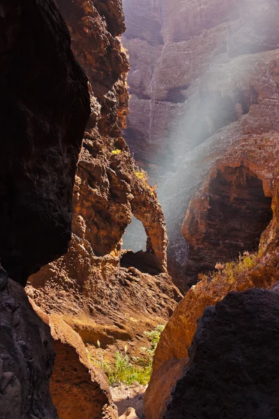 Beroemde canyon masca in tenerife - Canarische — Stockfoto