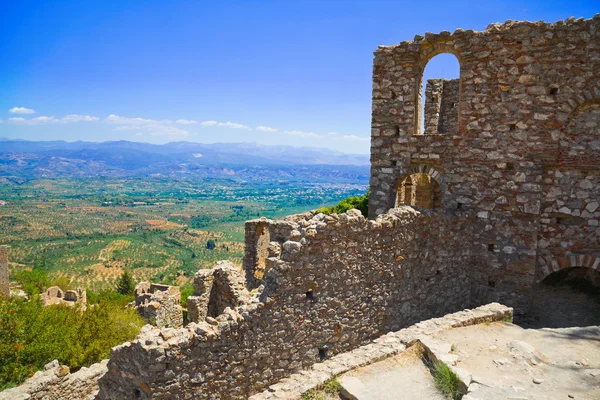 Mystras, Yunanistan'ın eski harabeler — Stok fotoğraf