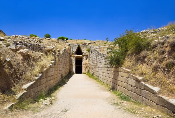 Treasury in Mycenae town, Greece — Stock Photo, Image