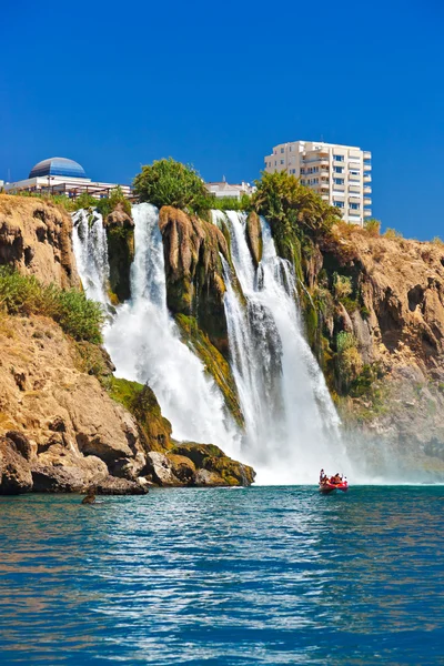 Antalya Türkiye'de Düden Şelalesi — Stok fotoğraf