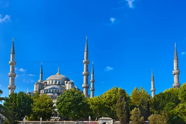 Blå moskén i Istanbul Turkiet — Stockfoto