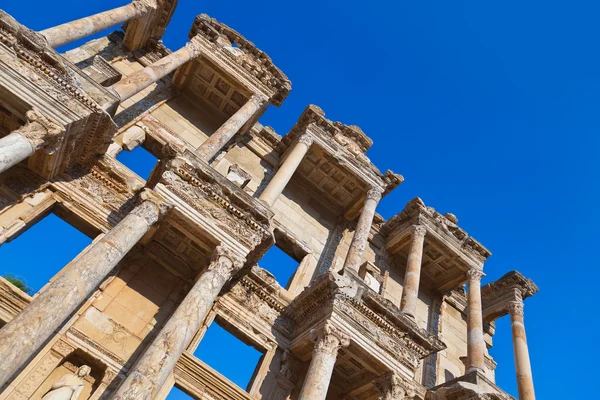 Efes Türkiye'deki antik celsius Kütüphane — Stok fotoğraf