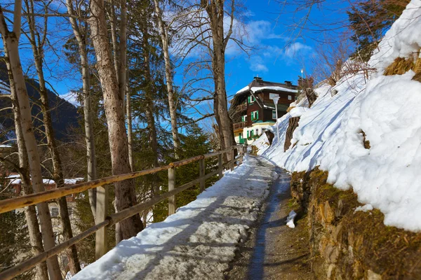 高山滑雪度假村坏达盖斯坦奥地利 — 图库照片