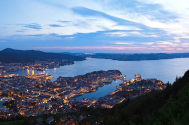 bergen Norveç Panoraması